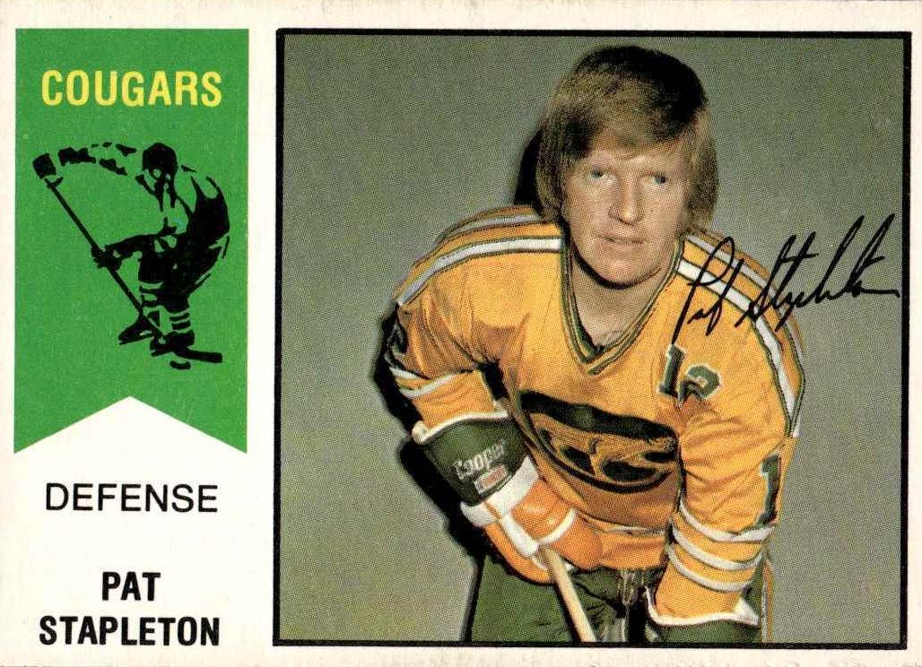 1974 O-Pee-Chee WHA Pat Stapleton #35 card