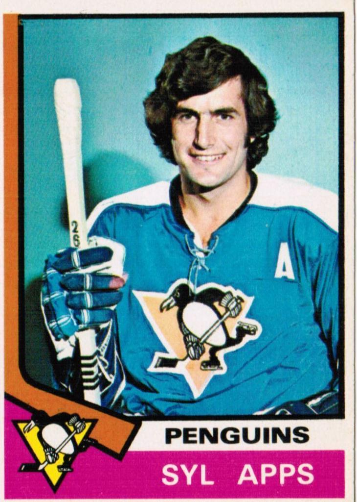 1974 O-Pee-Chee Syl Apps #13 card