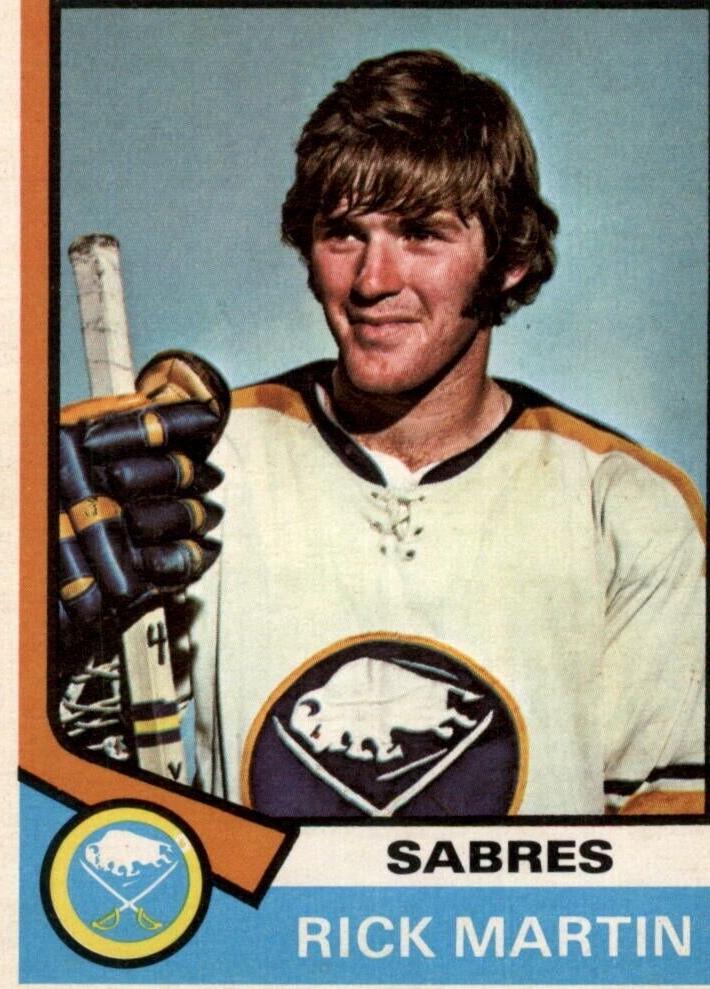 1974 O-Pee-Chee Rick Martin #190 card