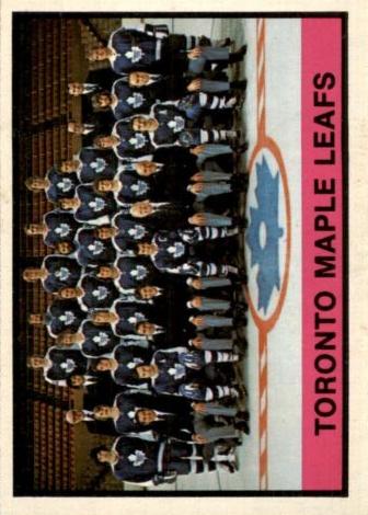 Toronto Maple Leafs 1974 O-Pee-Chee Hockey