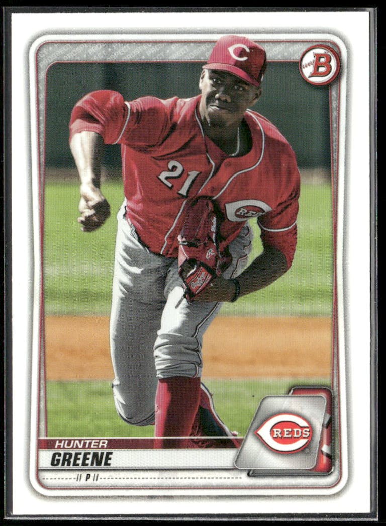 2020 Bowman Baseball Hunter Greene #BP-47
