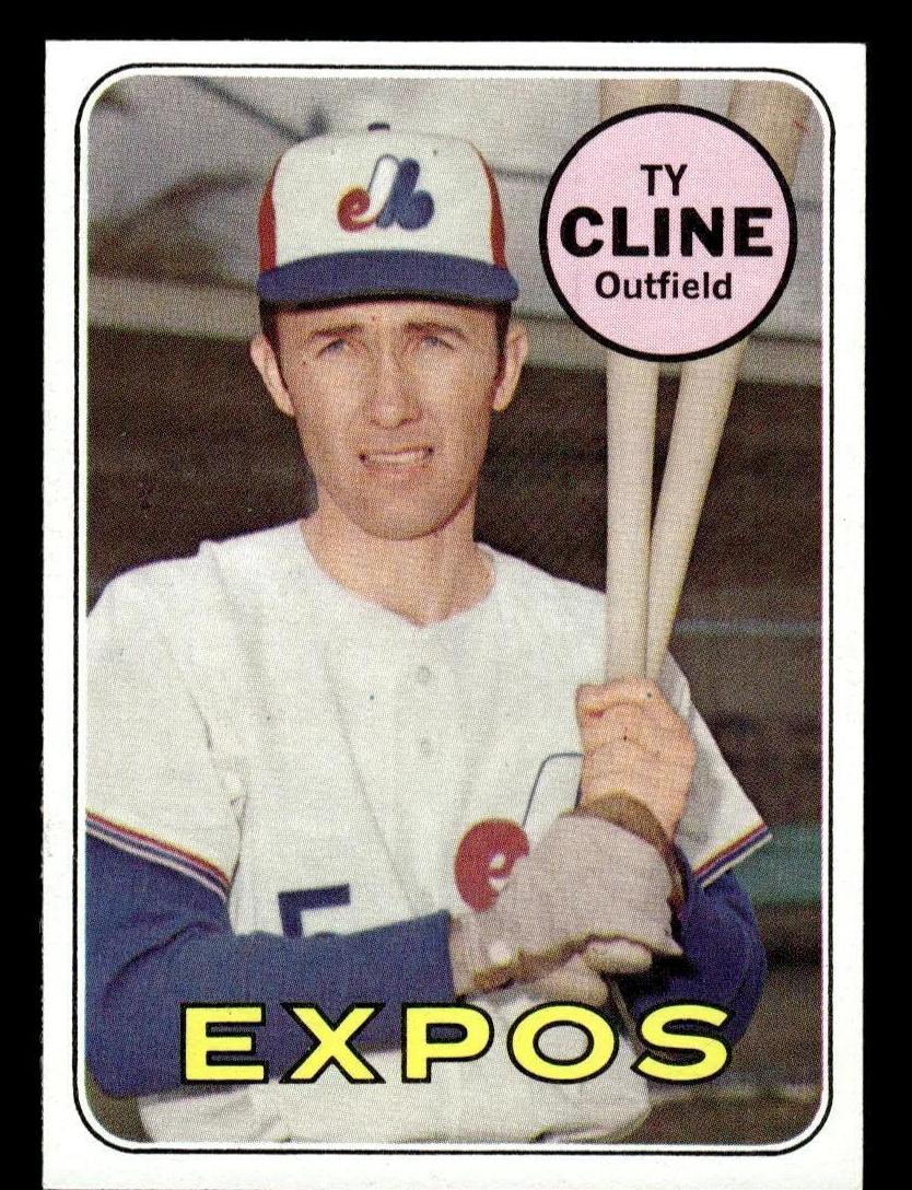 1969 Topps Ty Cline #442 card