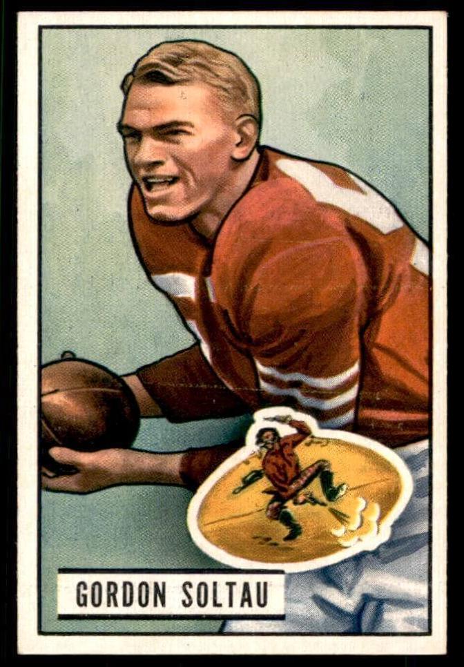1951 Bowman Gordon Soltau #67 card