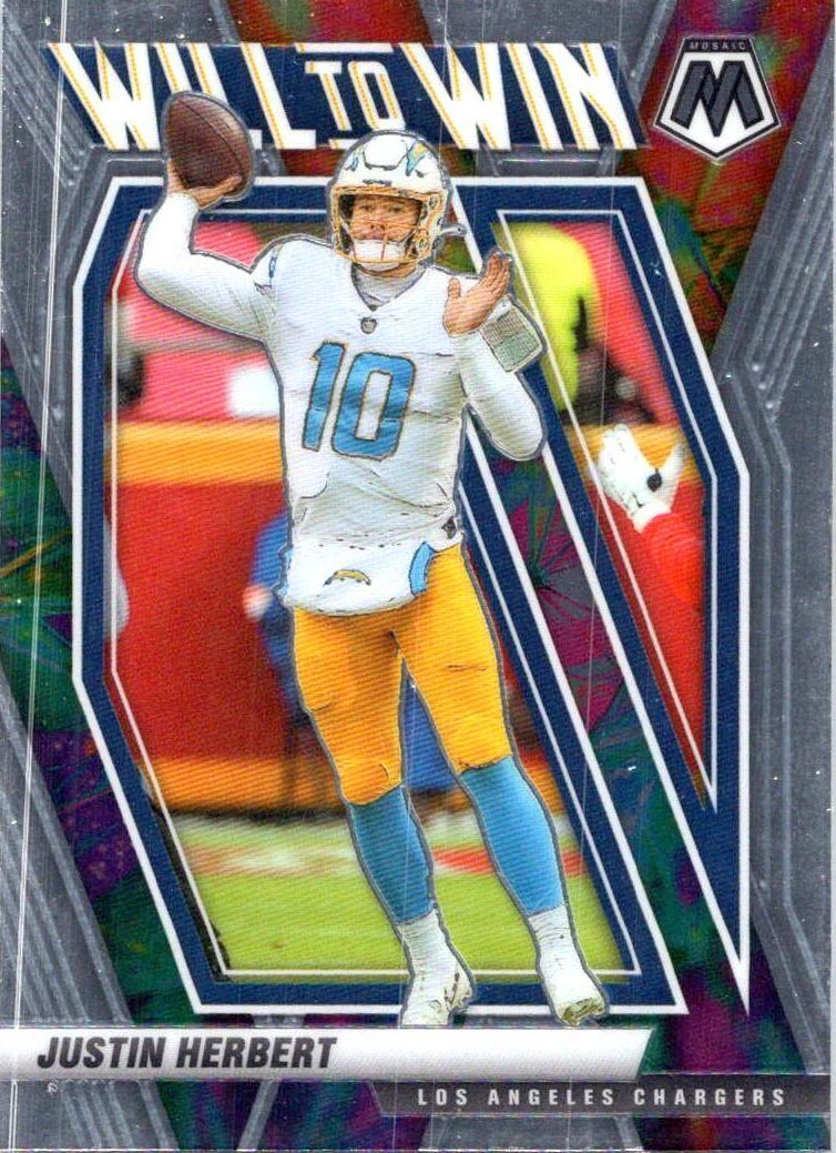 2021 Panini Mosaic Justin Herbert [Mosaic] #WW-4 card