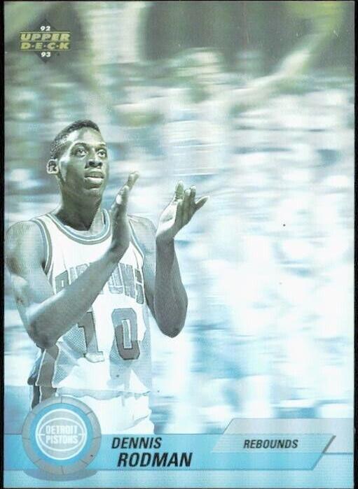 1992 Upper Deck Award Winner Hologram Dennis Rodman #AW3 card
