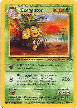 Exeggutor 1999 Pokemon Jungle