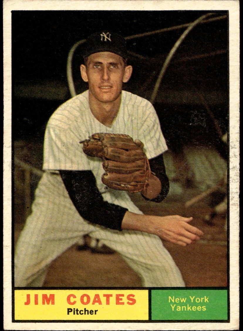 1961 Topps Jim Coates #531 card