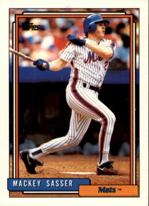 1992 Topps Mackey Sasser #533 card