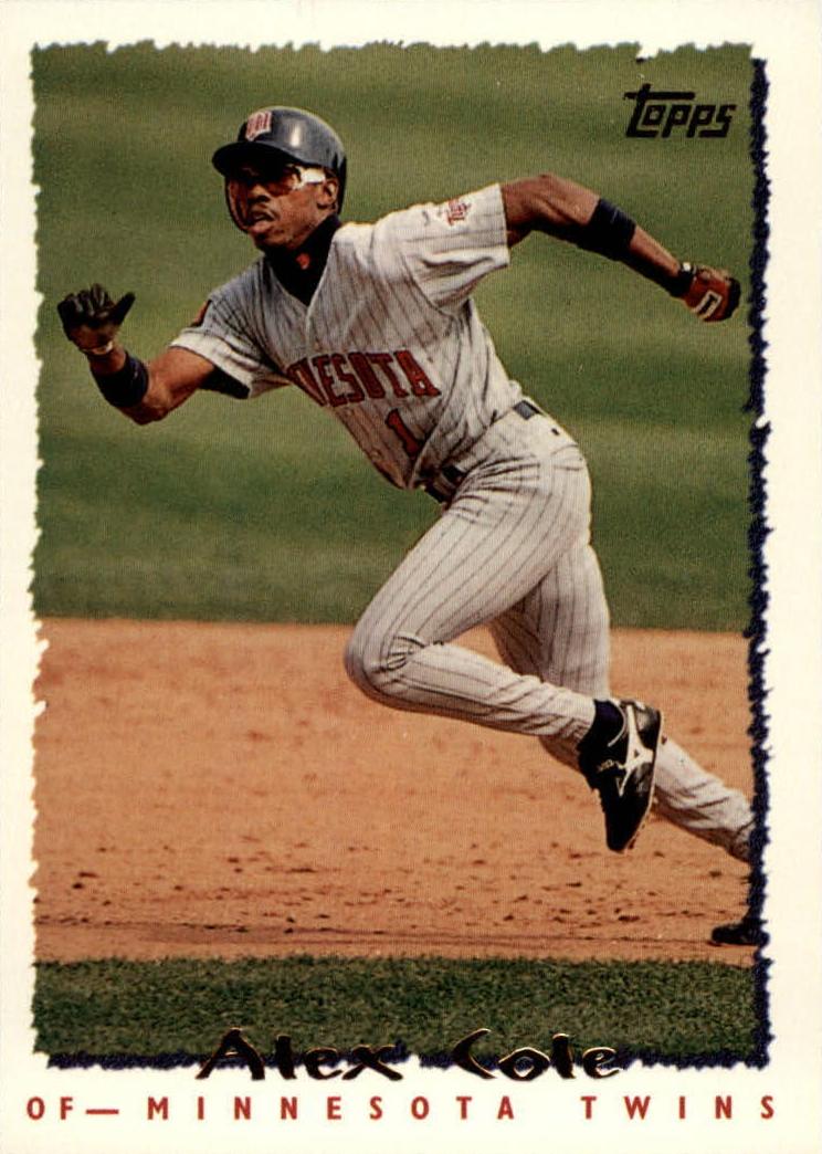 1995 Topps Alex Cole #331 card