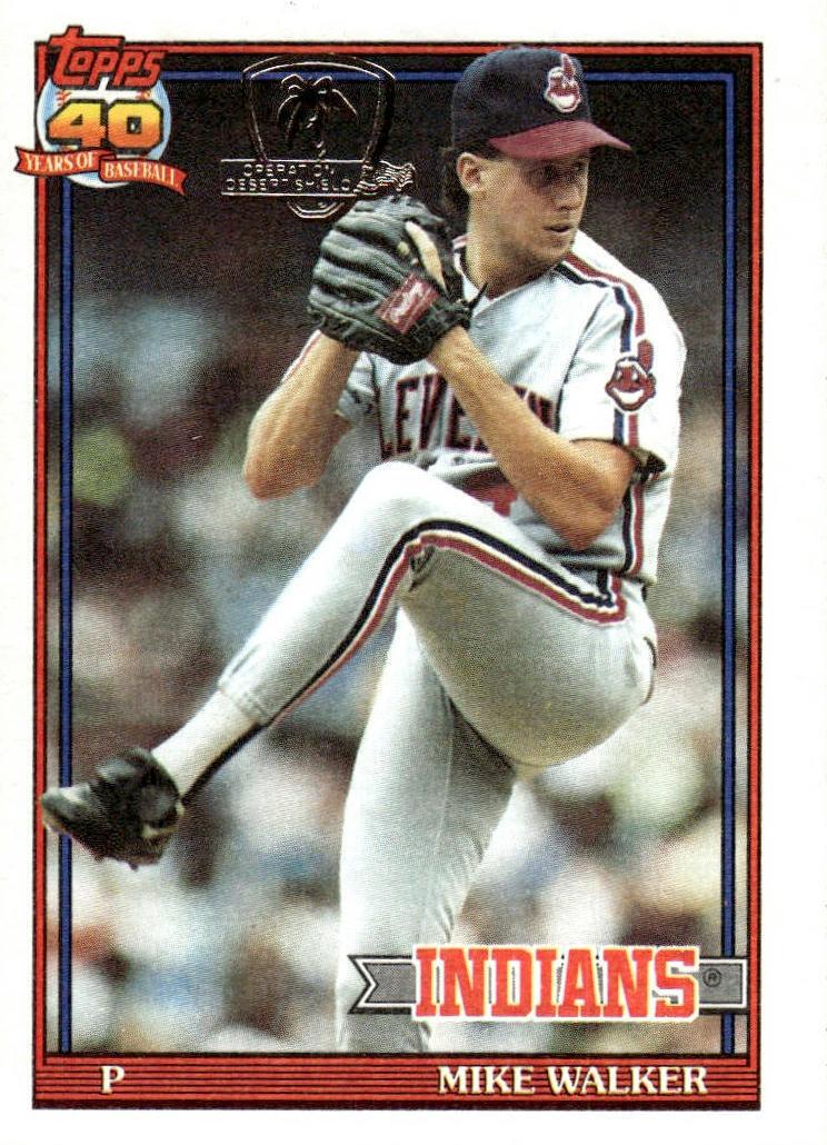 1991 Mike Walker [No Canton Line] #593