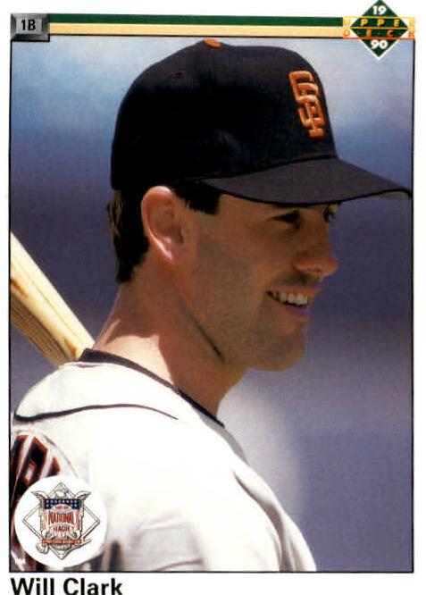 1990 Upper Deck Will Clark #50 card