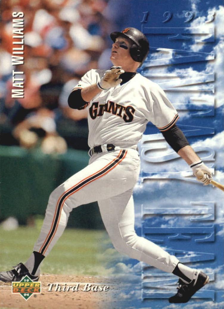 1994 Upper Deck Matt Williams #36 card