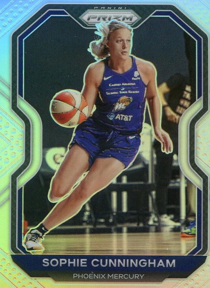 2021 Panini Prizm WNBA Sophie Cunningham [Silver] #82 card