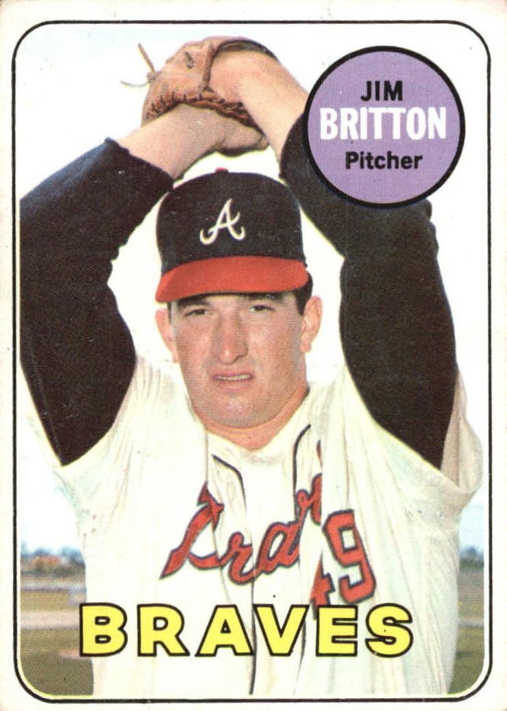 1969 Topps Jim Britton #154 card