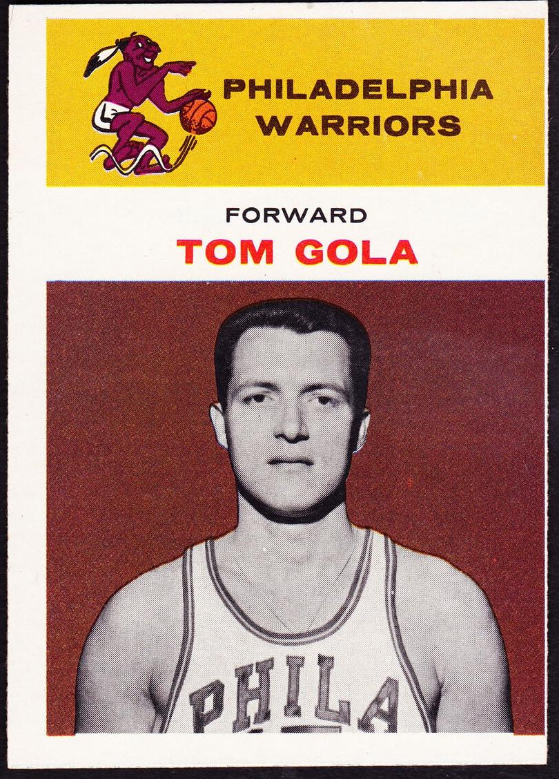 1961 Fleer Tom Gola #14 card