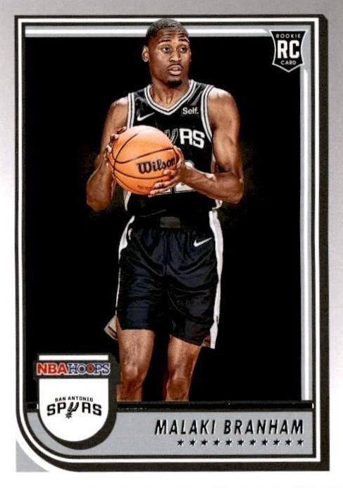2022 Panini Hoops Malaki Branham #250 card