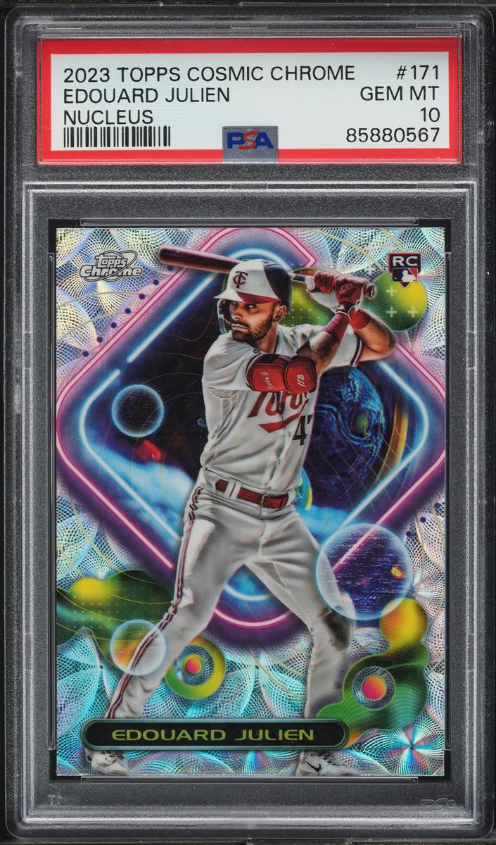 2023 Topps Cosmic Chrome Baseball Nucleus Edouard Julien #171 SGC 10