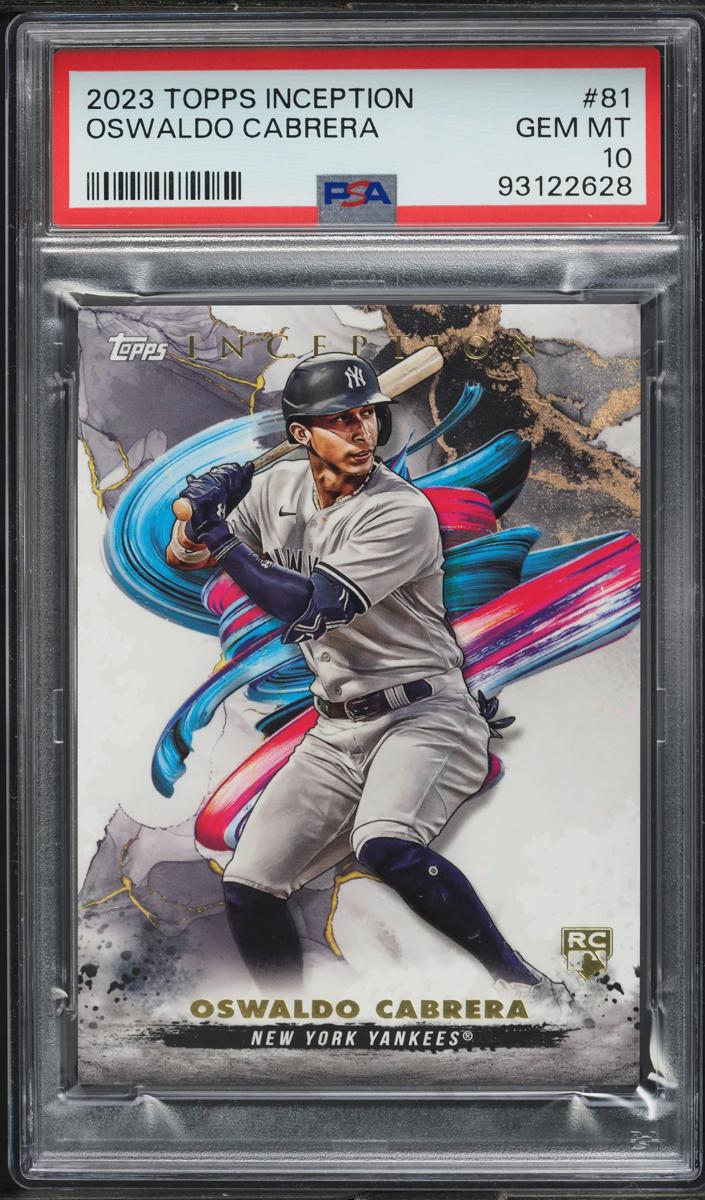 2023 Topps Inception Baseball Oswaldo Cabrera #81 PSA 10