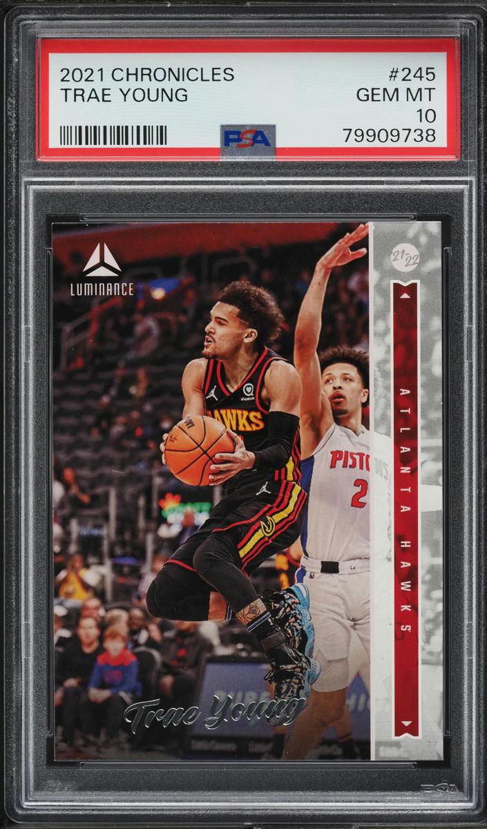 2021 Panini Chronicles Trae Young #245 card