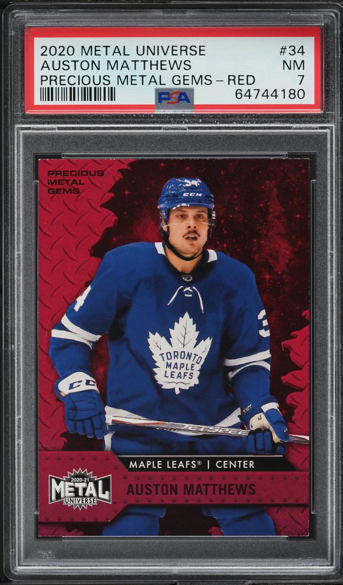 2020 Skybox Metal Universe Auston Matthews [Gold] #34 card