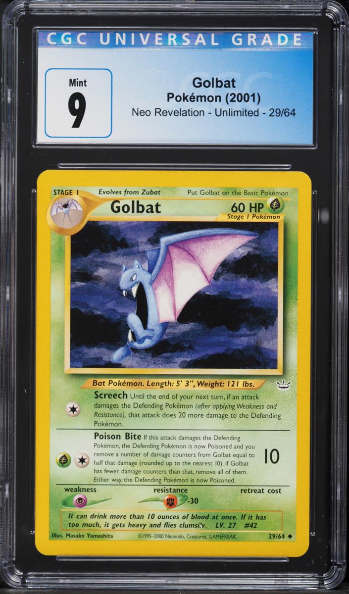 Golbat 2001 Pokemon Neo Revelation