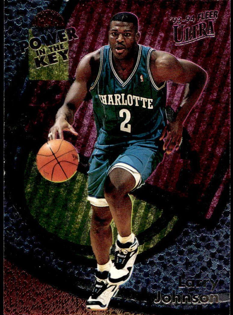 1993 Ultra Power in the Key Larry Johnson #1 card