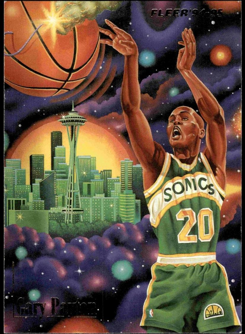 1994 Fleer Pro Visions Gary Payton #7 card