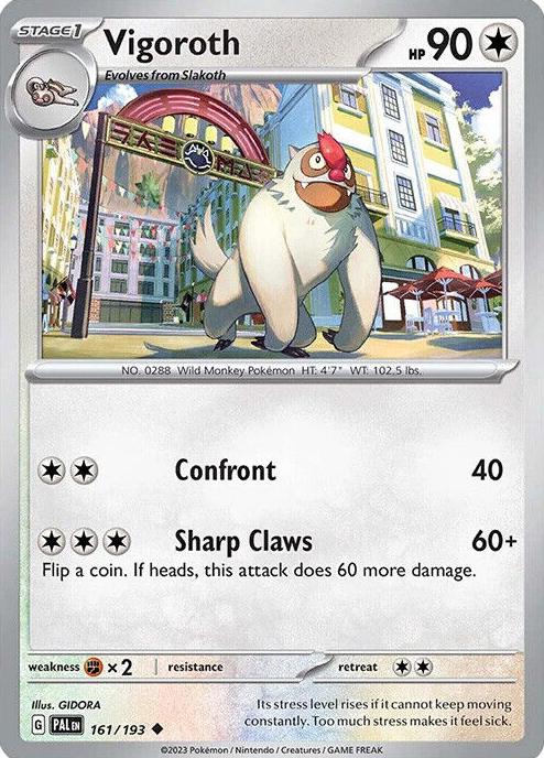 Vigoroth 2023 Pokemon Scarlet & Violet Paldea Evolved