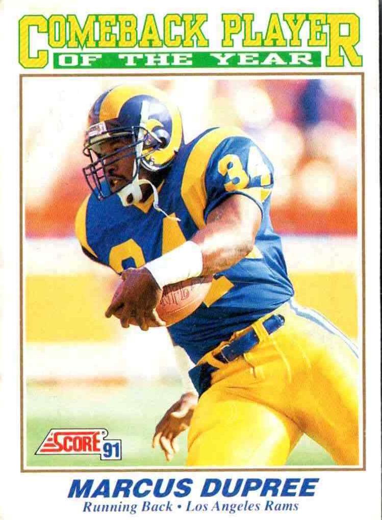 1991 Marcus Dupree [Base ] #618