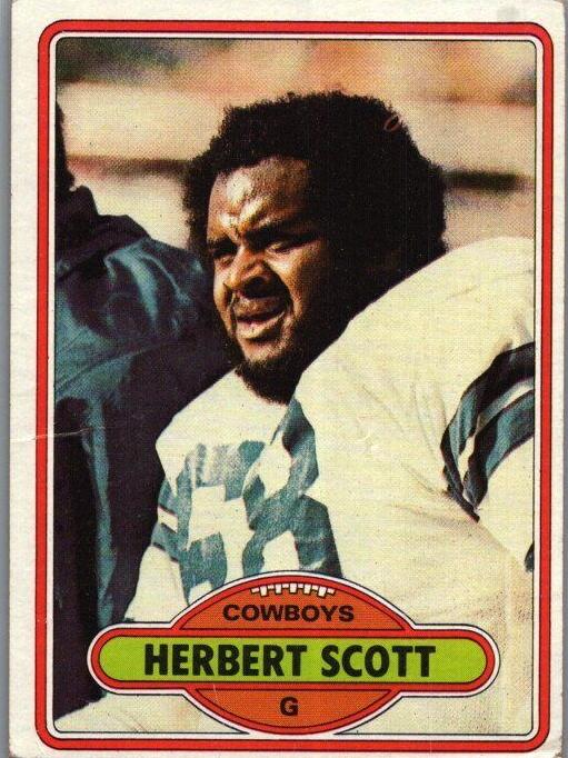 Herbert Scott 1980 Topps Football