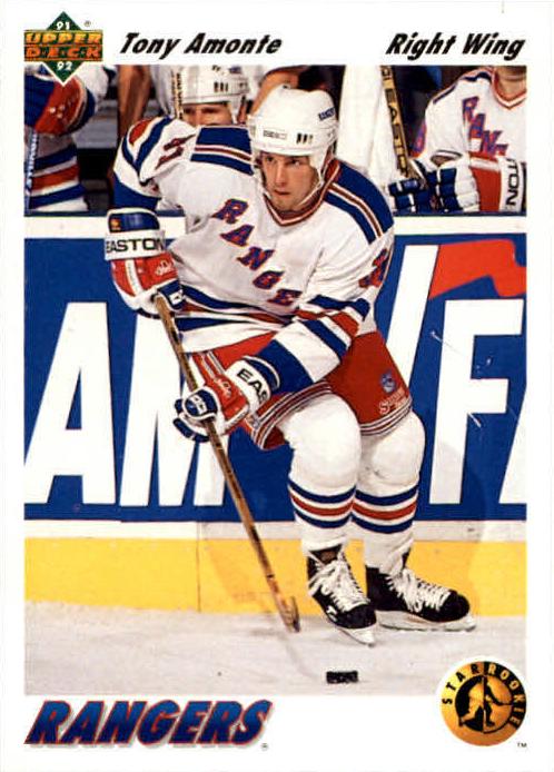 1991 Upper Deck Tony Amonte #450 card