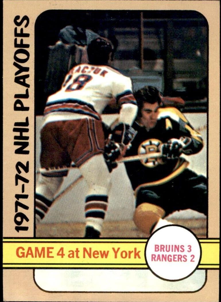 Playoff Game #4 - 1972 Topps Hockey