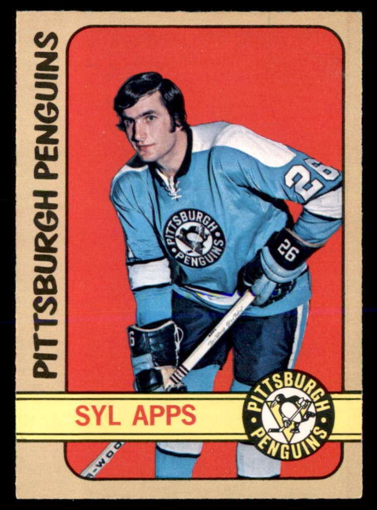 1972 O-Pee-Chee Syl Apps #115 card