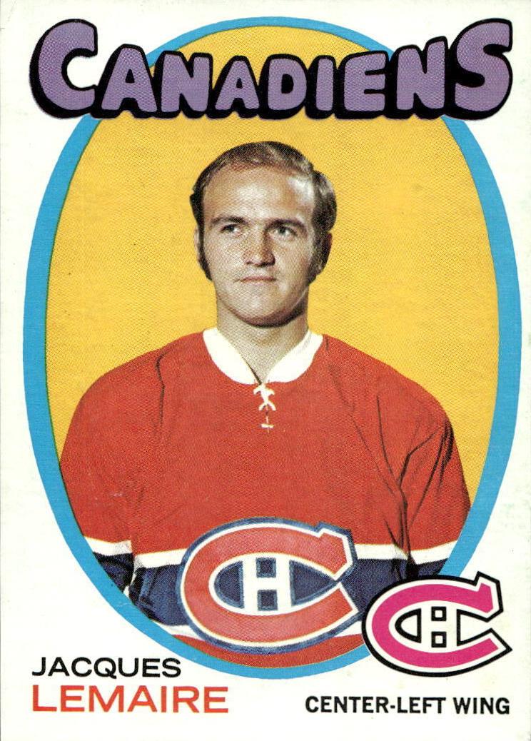 1971 Topps Jacques Lemaire #71 card