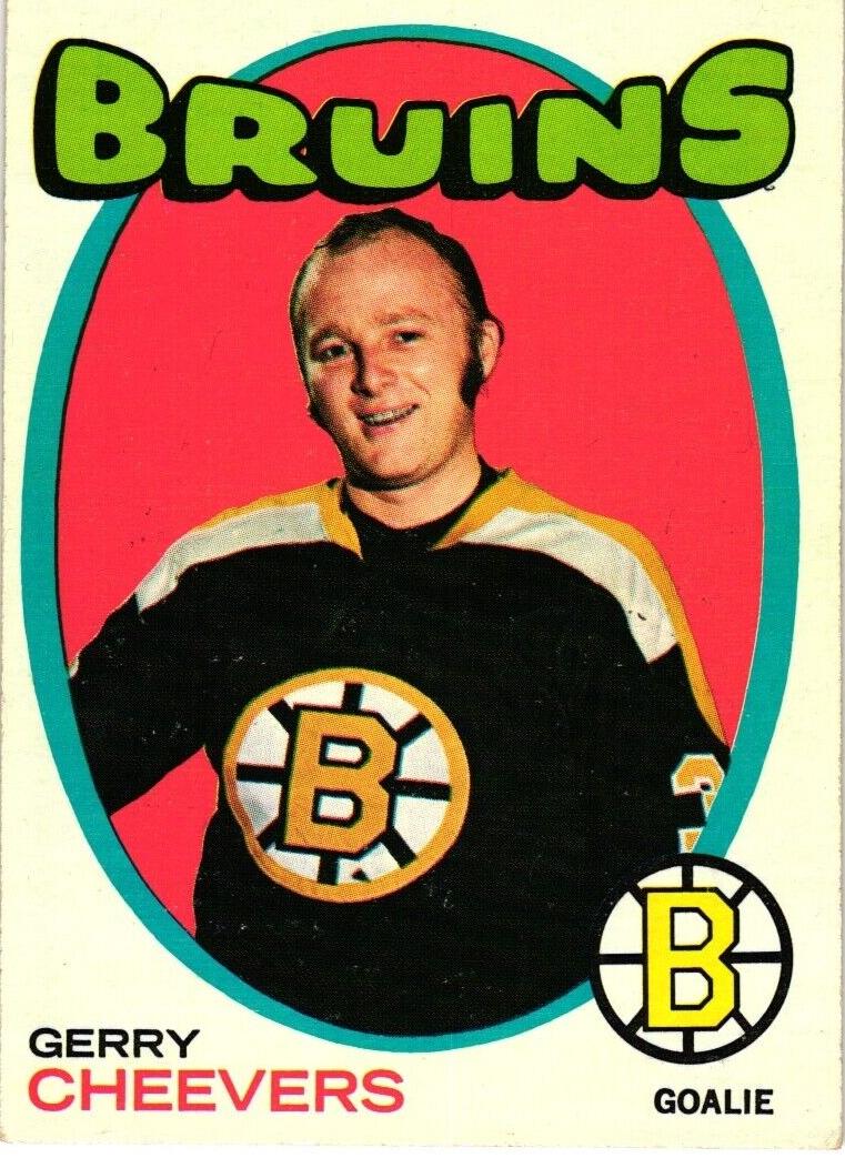 1971 Topps Gerry Cheevers #54 card