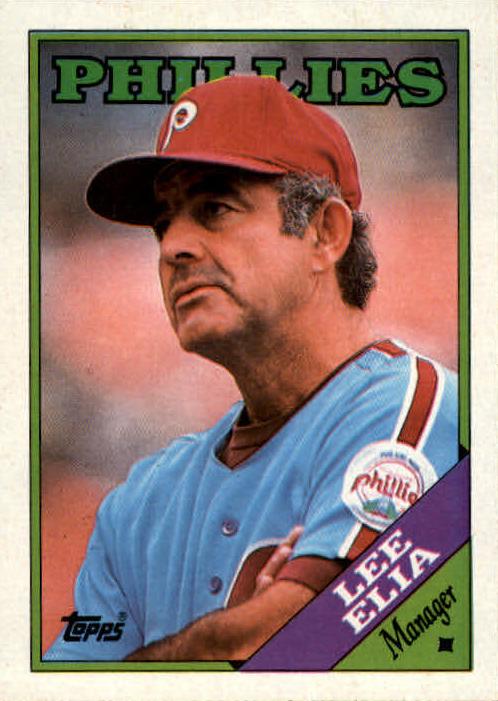 1988 Topps Lee Elia #254 card