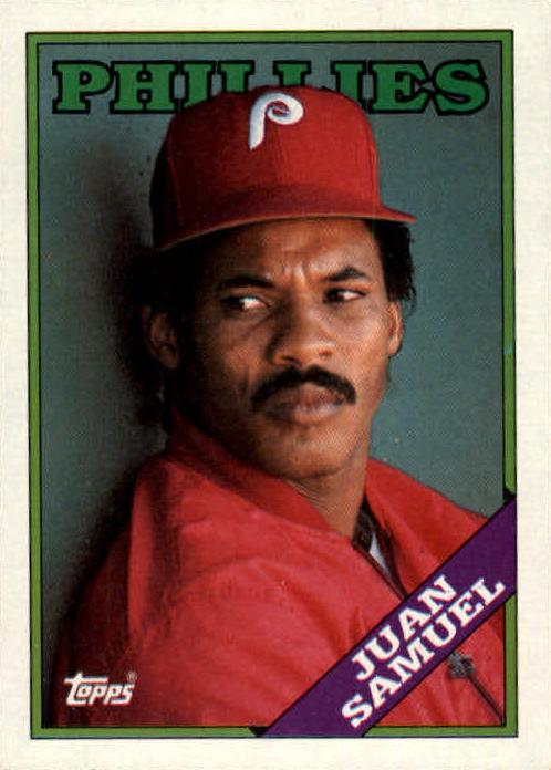 1988 Topps Juan Samuel #705 card