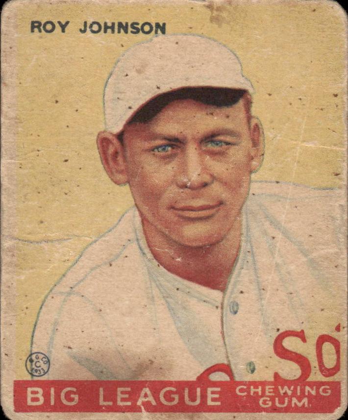 1933 Roy Johnson #8