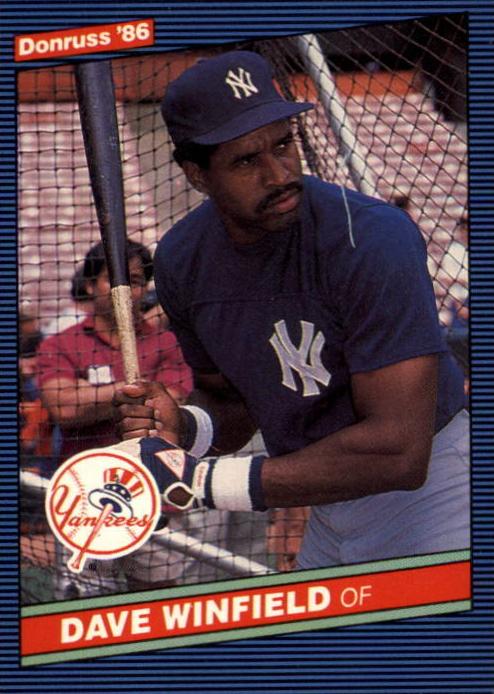 1986 Donruss #248 Dave Winfield front