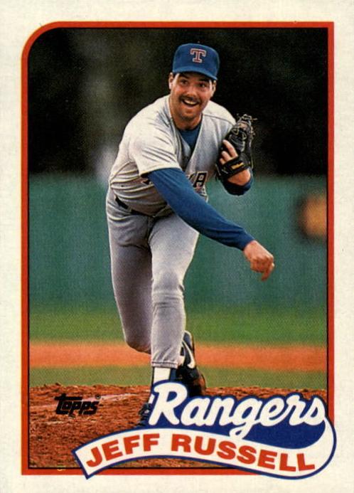 Jeff Russell 1989 Topps Baseball