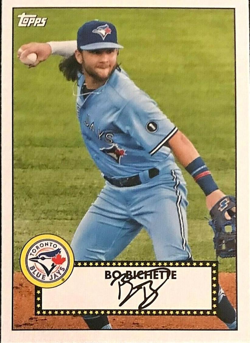 2021 Topps 1952 Redux Bo Bichette #T52-28 card