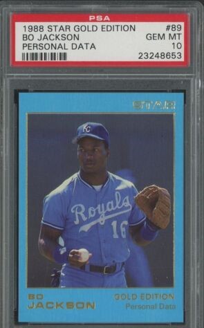1988 Bo Jackson [Personal Data] #89
