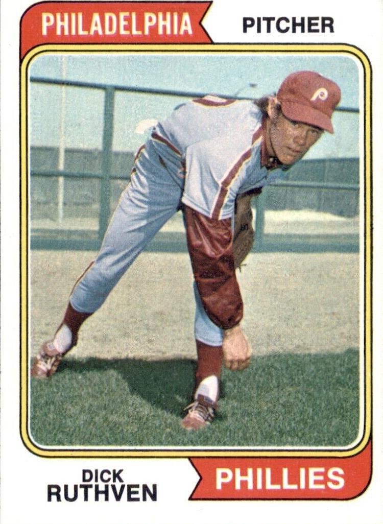 1974 Topps Dick Ruthven #47 card