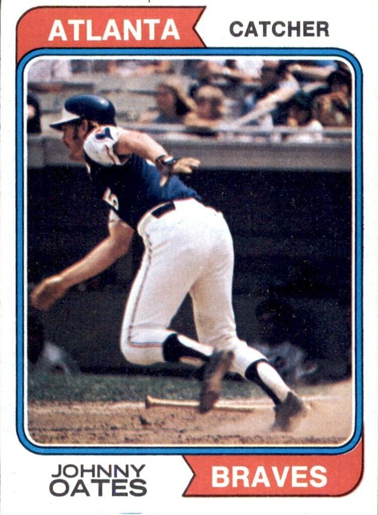 1974 Topps Johnny Oates #183 card