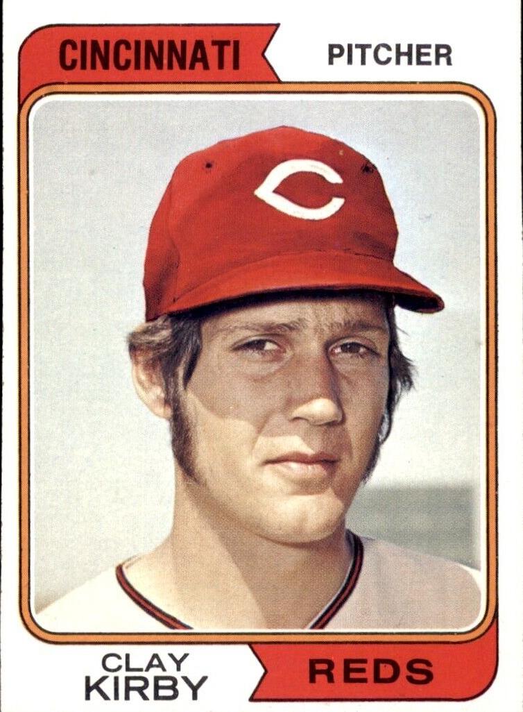 1974 Topps Clay Kirby #287 card