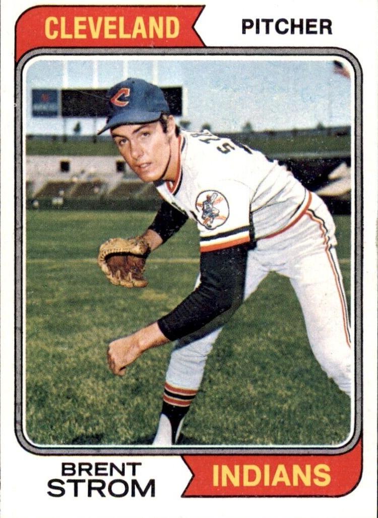 1974 Topps Brent Strom #359 card