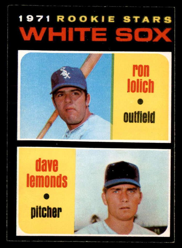 1971 White Sox Rookies #458