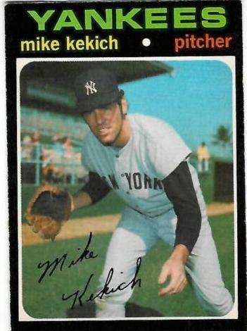 1971 Topps Mike Kekich #703 card