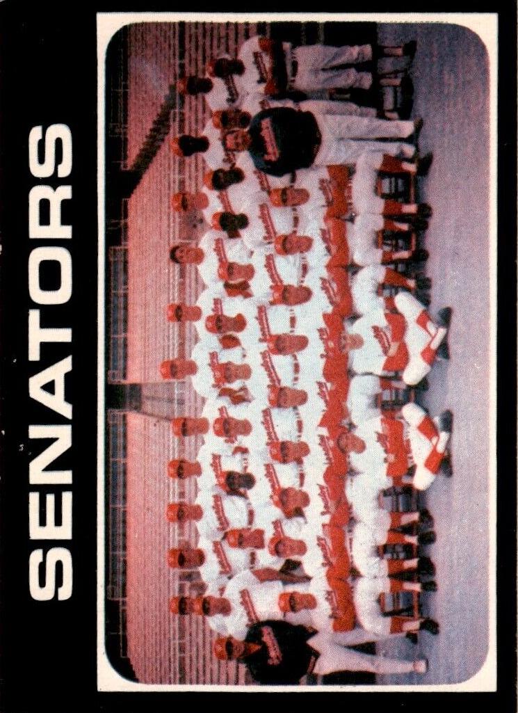 1971 Topps Washington Senators #462 card
