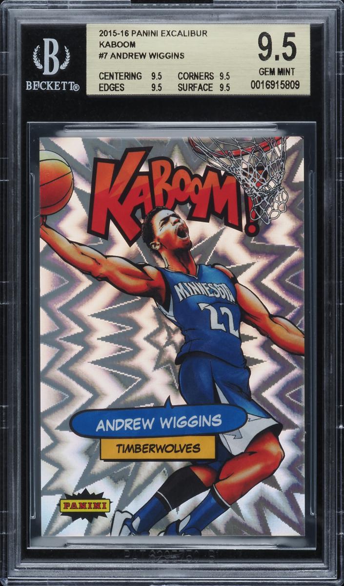 2015 Panini Excalibur Andrew Wiggins #7 card